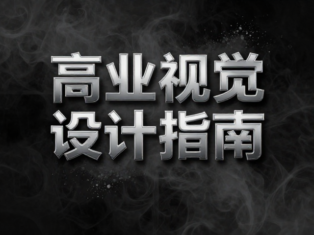 金属质感暗黑风烟雾笔刷,打造高级标题视觉设计指南