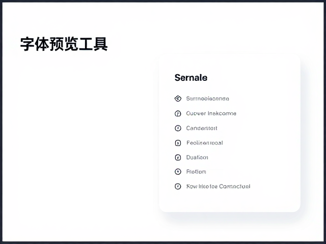 字体预览工具推荐,插件安装与企业版授权指南