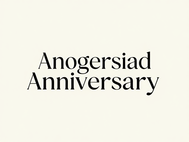 衬线字体在周年海报中的从属与从主关系处理