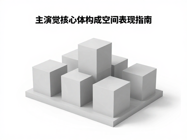 3D渲染基础,主次视觉层级与立体构成空间表现指南