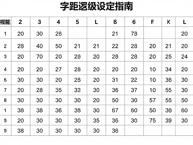 字号与行高、字距的协同规范
