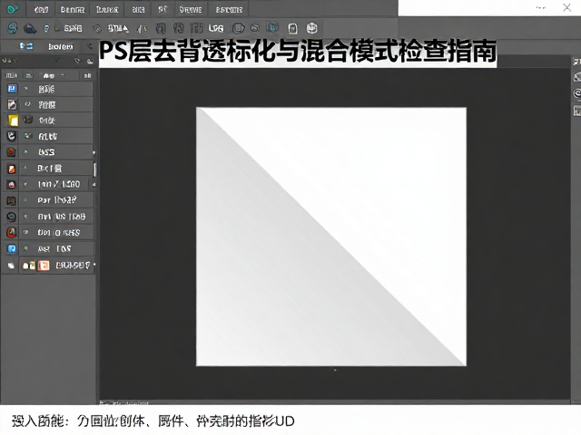 PS图层去背透明底,分层命名标准化与混合模式检查指南