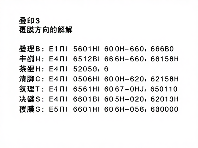 叠印黑色文字设置指南,确保页码顺序正确与覆膜方向详解