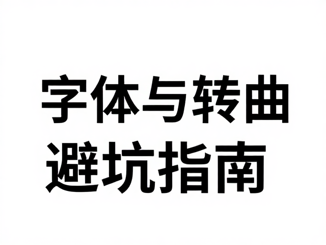 字体嵌入策略与授权合规性