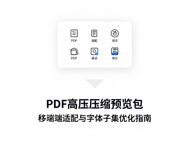 PDF高压缩预览包,移动端适配与字体子集优化指南