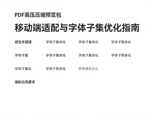 字体子集化(Subsetting)的深度优化实践