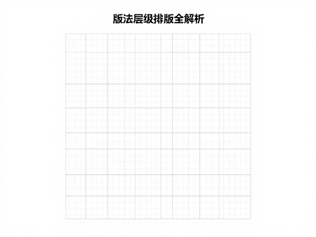 版式排版中的网格系统与视觉层级