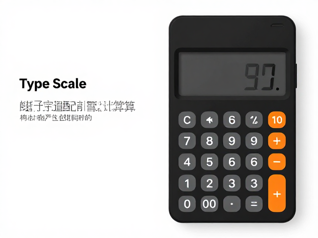 Type Scale字号计算器,解决响应式适配不当,精准练习间距对齐