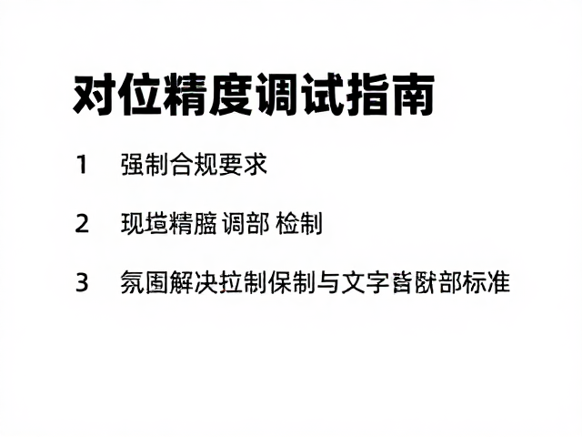 环境控制与成品检测标准
