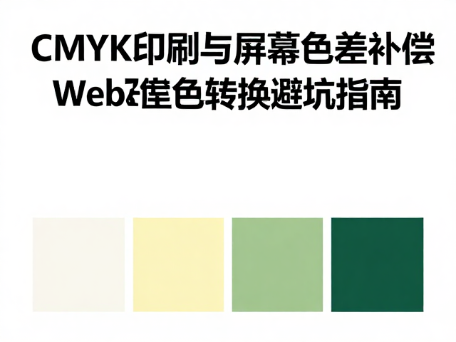 CMYK印刷与屏幕色差补偿,Web安全色转换避坑指南