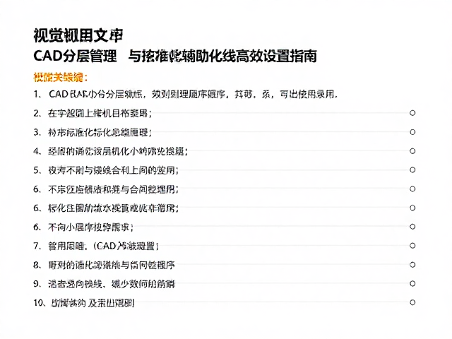 图层管理器的高效应用技巧