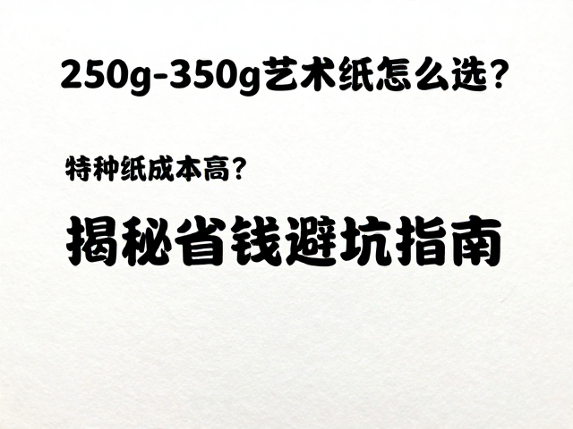 避坑指南与工艺适配建议