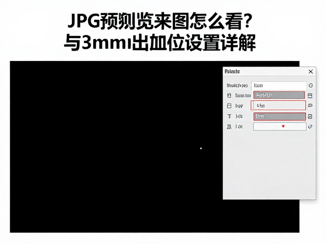 JPG预览效果图怎么看？色彩偏差校准与3mm出血位设置详解