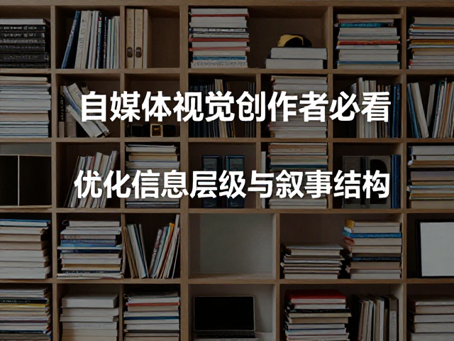 自媒体视觉创作者必看，搭建素材灵感库，优化信息层级与叙事结构