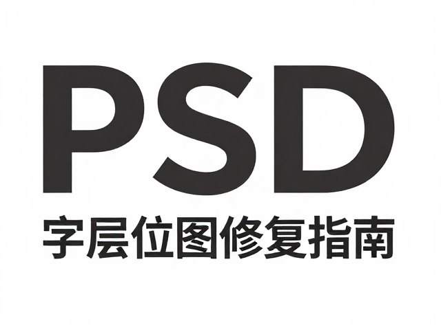 PSD字体缺失错位?智能对象应用与分层位图修复指南