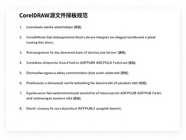 CorelDRAW源文件排版规范,文本转曲处理与AFPUB格式转换指南