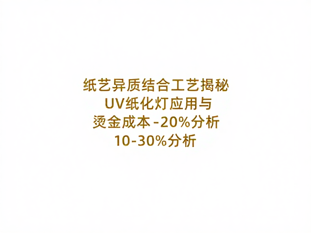 纸艺异质结合工艺揭秘,UV固化灯应用与烫金成本10-30%分析