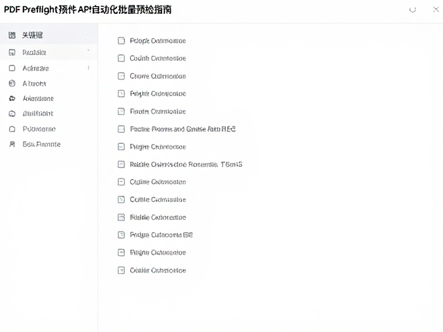 预检规则配置与标准化逻辑构建