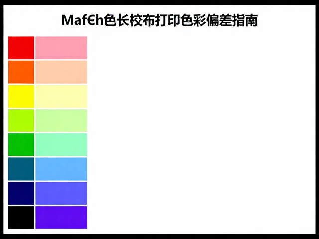 屏幕显示与印刷输出的色彩偏差成因