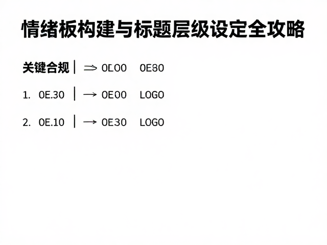 标题层级:构建信息阅读的视觉动线