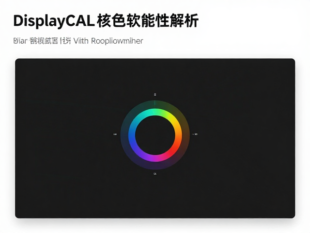 DisplayCAL校色软件兼容性解析,赋能视觉传达精准色彩管理