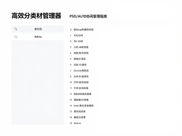 格式协同:PSD、AI与ID文件的属性互通