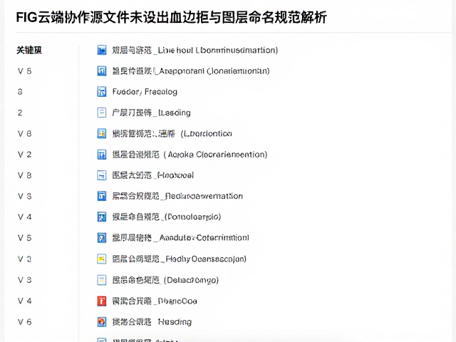 图层命名规范对团队协作效率的影响