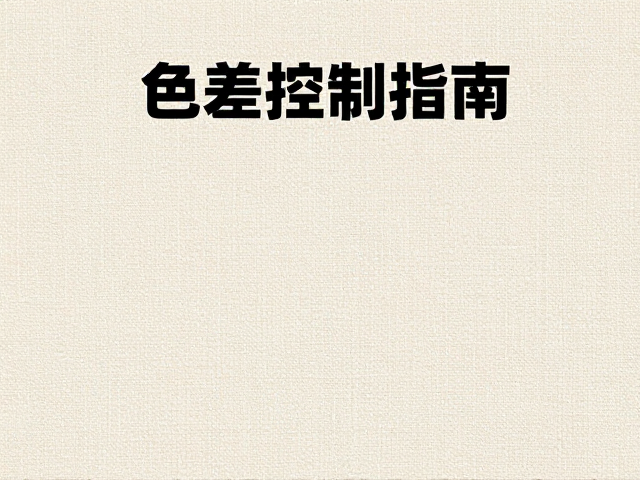 数字化色彩管理与数据追溯体系