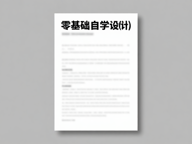 零基础自学设计，解决图片模糊与视觉流引导，打造专业海报