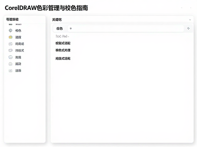核心工作流中的校色设置与参数配置