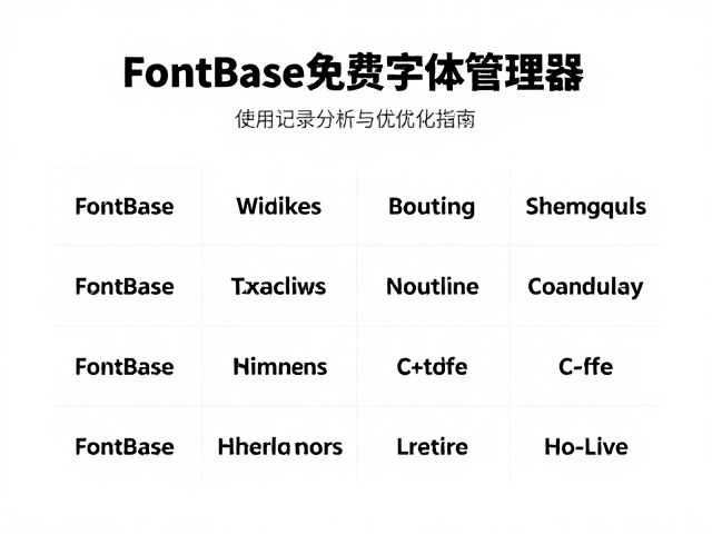 字体优化与系统兼容性策略