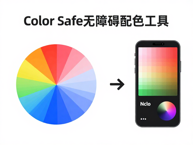 Color Safe无障碍配色工具，三角形色盘与取色器高效取色指南