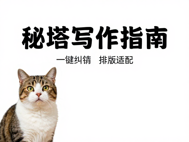 秘塔写作猫,一键纠错润色,排版适配,生成画册封面标语
