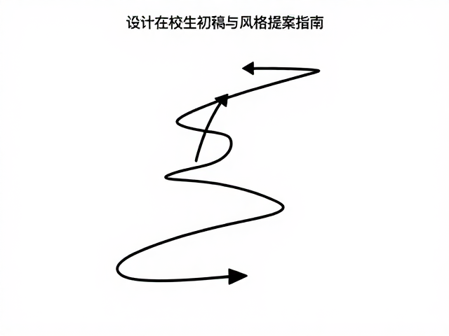 视觉流引导设计，设计在校生初稿创意与风格提案指南