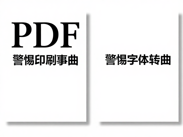 高质与低质PDF在色彩与分辨率上的差异