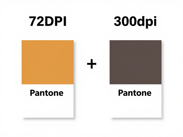 72DPI与300dpi印刷区别,Pantone专色定位,打造线上展示与印刷级品质
