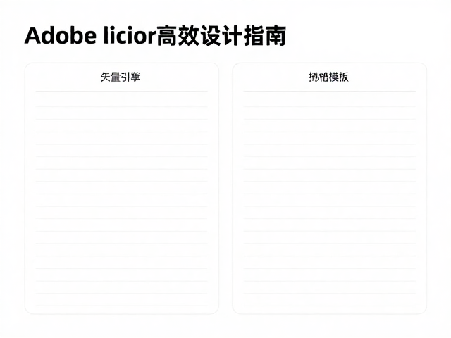 设计工具的核心逻辑差异:矢量引擎与栅格模板