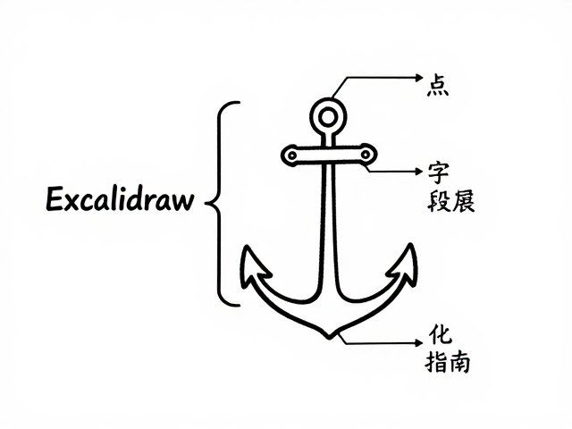 Excalidraw简易版手绘，锚点平滑与字符段落样式优化指南