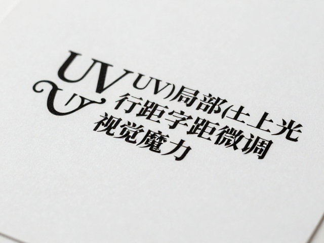 工艺与版式的协同:UV与文字排版的从属关系