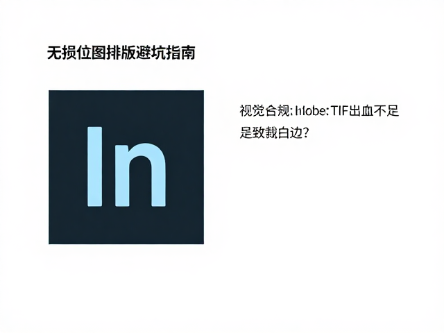Adobe InDesign TIFF出血不足致裁白边？无损位图排版避坑指南