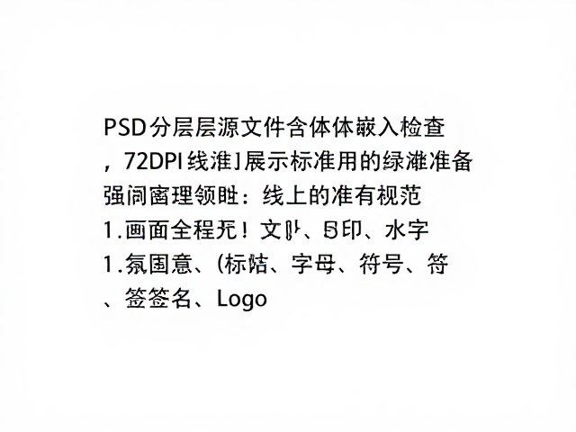 线上展示标准的执行细节