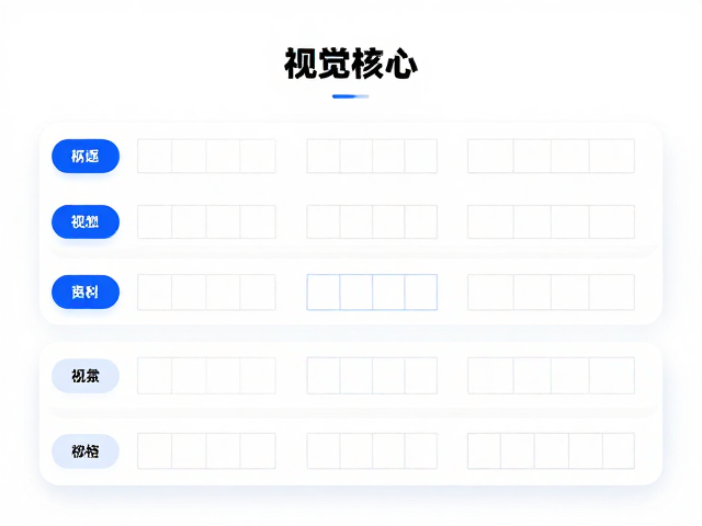 色彩对比在层级构建中的从属应用