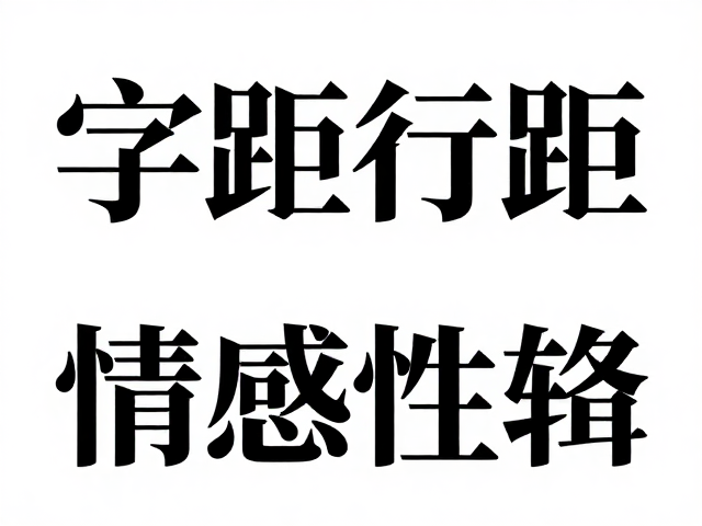 Adobe Photoshop排版技巧，通过字距行距匹配字体情感性格