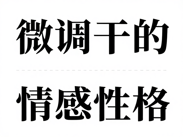 字偶距与对齐：微调下的情感一致性