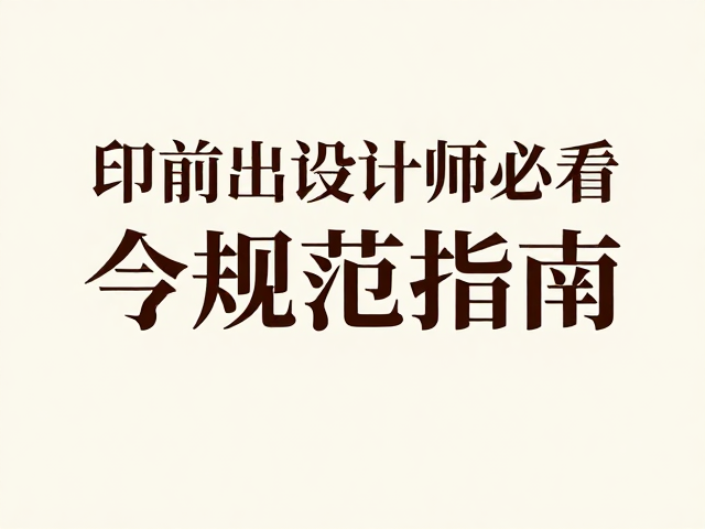 字体与色系的协同设计规范
