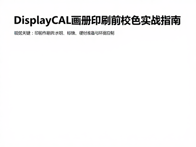 硬件准备与环境控制