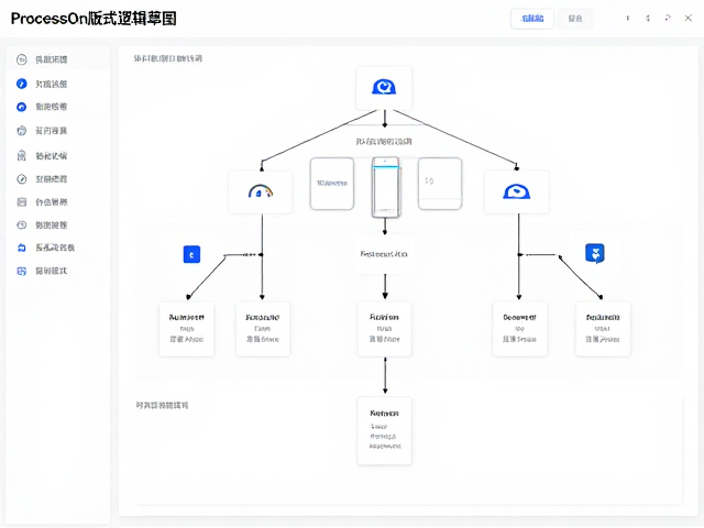 ProcessOn版式逻辑草图，描图转矢量与智能对象高效管理指南