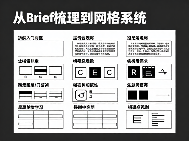 设计新生必看，从Brief梳理到版式网格系统基础入门指南