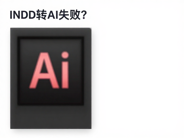 INDD转AI失败?低分辨率模糊图片在Adobe Illustrator中清晰保留指南