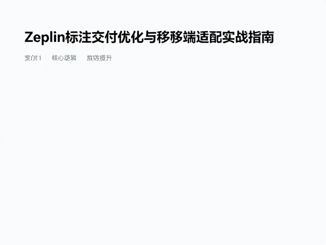 Zeplin标注交付优化,消息搜索与移动端适配实战指南